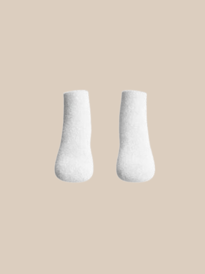 Chaussettes Tricotées Cosy Blanches